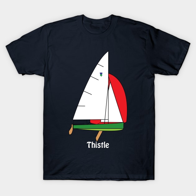 Thistle Sailboat T-Shirt by CHBB